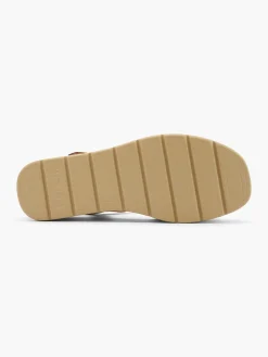 Discount Wood Effect Wedge Heeled Sandal Women Heels·Wedges|Sandals·Wedge Sandals