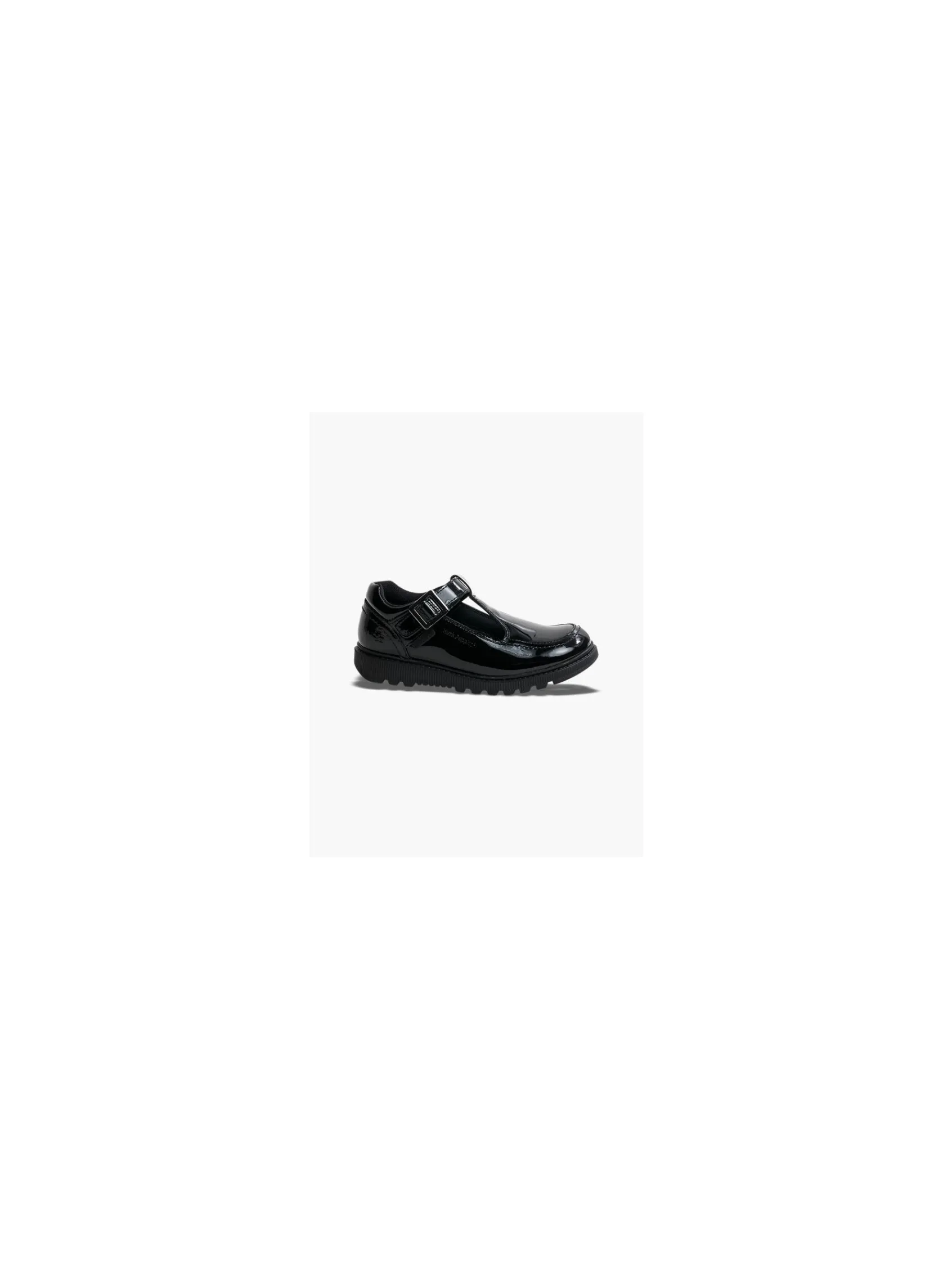Junior Girl Patent Leather Chunky T-Bar School Shoes - Dual Fit Kids Girls School Shoes·Girls Junior School Shoes|All Girls·Kids