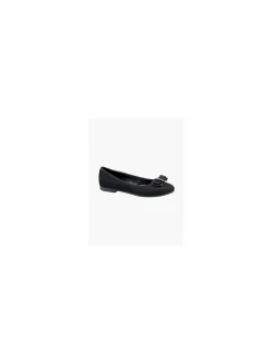 Sale Ladies Bow Detail Ballerinas Women Girls School Shoes·Girls Teen School Shoes|All Girls·Teens
